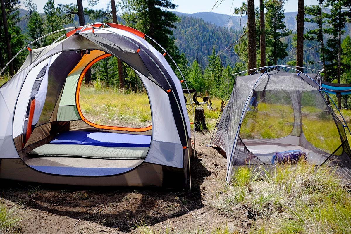 Family shop backpacking tent